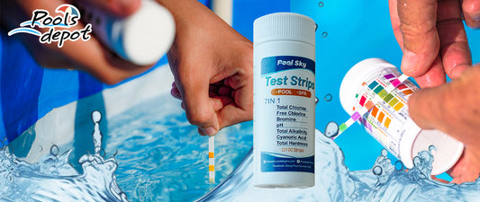 7 in 1 Swimming Pool PH Test Paper Multipurpose ChlorinePHBromine Test Strips Swimming Pool Water Tester Paper