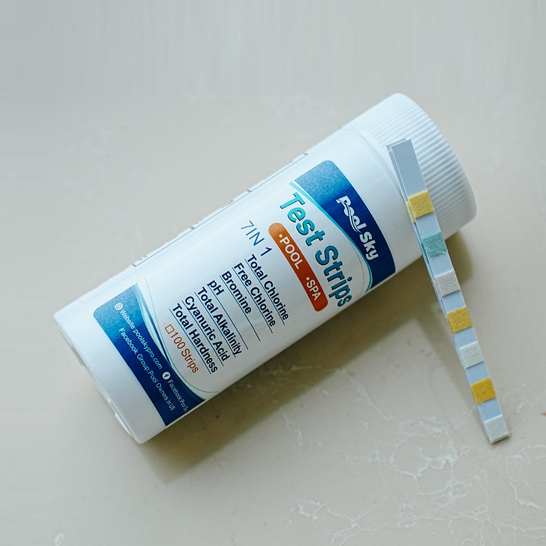 7 in 1 Swimming Pool PH Test Paper