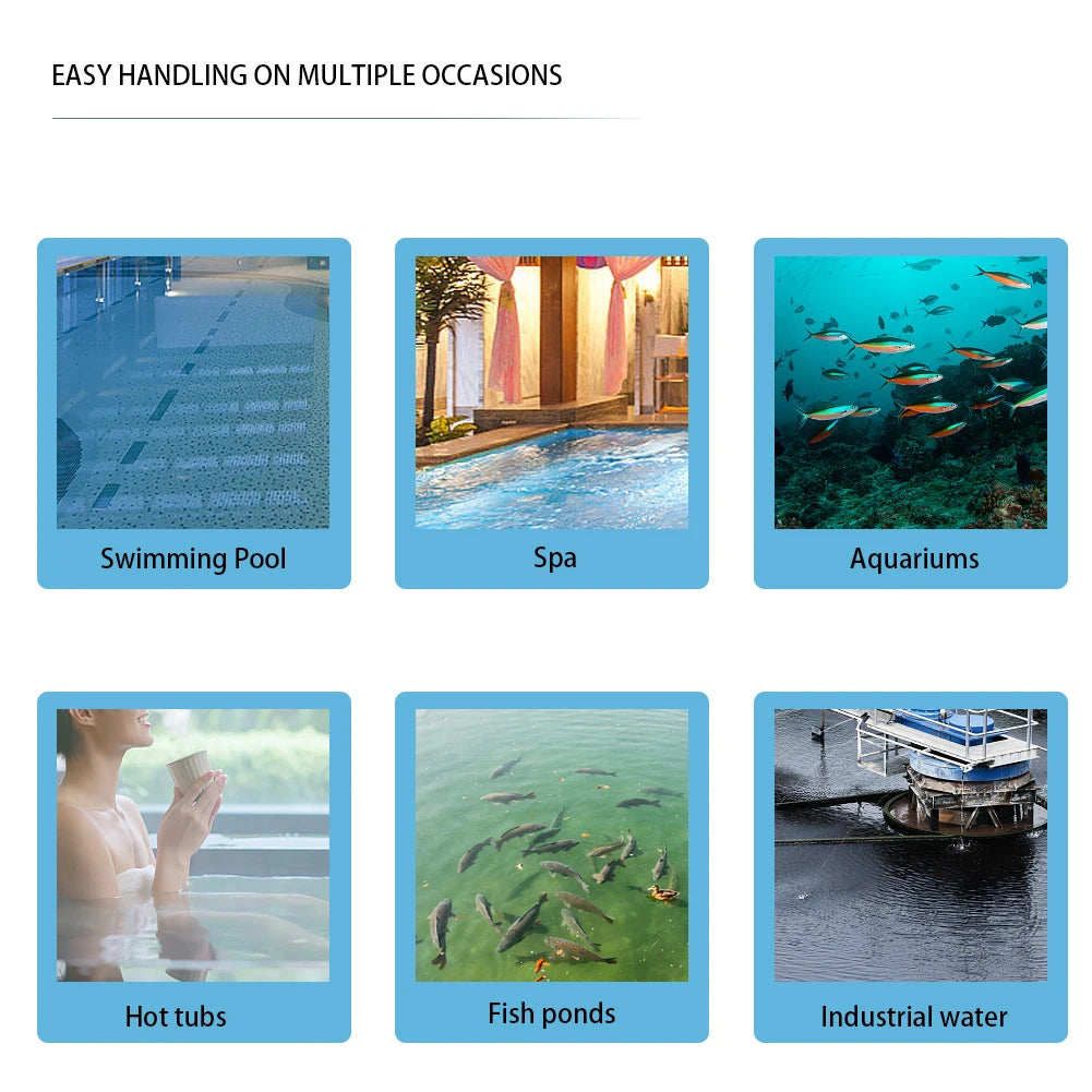 7 in 1 Swimming Pool PH Test Paper