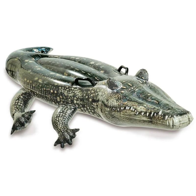Summer Kids Outdoor Beach Fun Swimming Pool Realistic PVC Crocodile