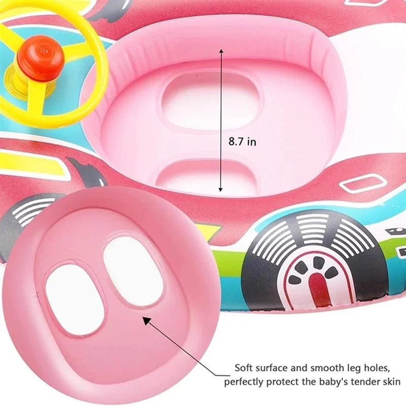 Inflatable Swimming Rings Baby Water Play Games Seat Float Boat Child Swim Ring Accessories Water Fun Pool Toys