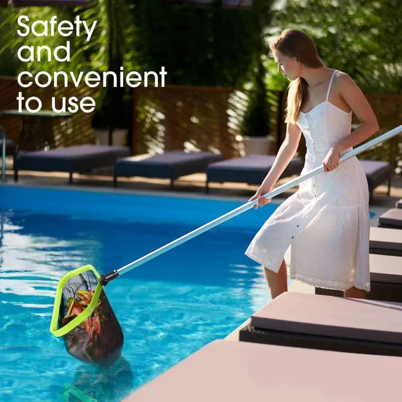 Swimming Pool Cleaning Net High Capacity Skimmer Basket Fine Mesh Debris Cleaner Swimming Pool Accessories for Garden Pool