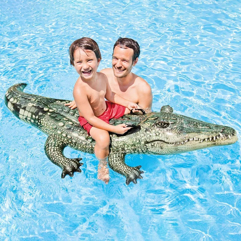 Summer Kids Outdoor Beach Fun Swimming Pool Realistic PVC Crocodile