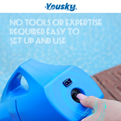 YouSky Handheld Pool Vacuum Cordless Pool Vacuum