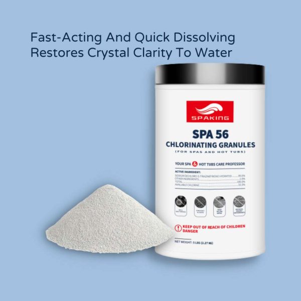 Chlorine Granules for Hot Tub and Spa Fast-Acting