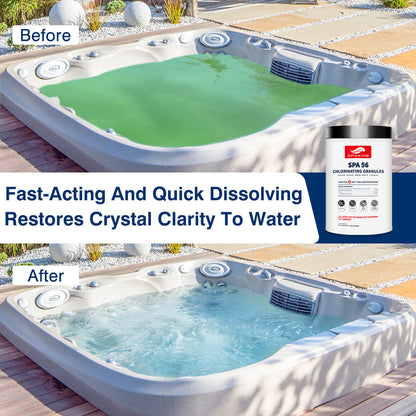 Chlorine Granules for Hot Tub and Spa Fast-Acting