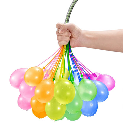 Water balloon, 111pcs fast filling water balloon water fight toy water bomb filled water balloon target balloon