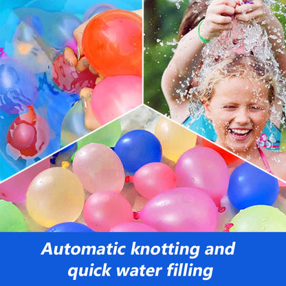 Water balloon, 111pcs fast filling water balloon water fight toy water bomb filled water balloon target balloon