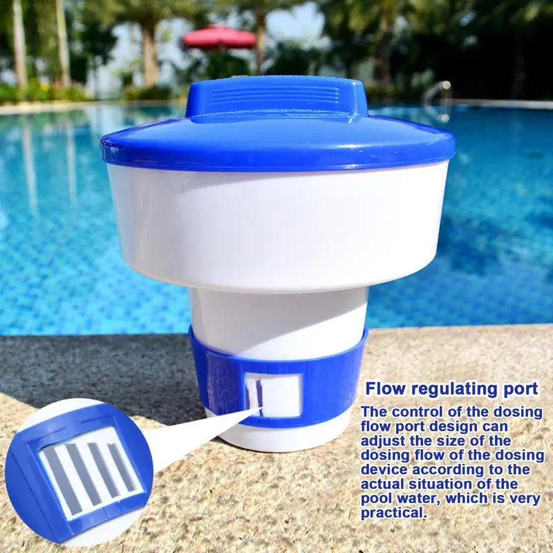3''Pool Chlorine Dispenser Adjustable Hot Tub Chlorine Floater Durable